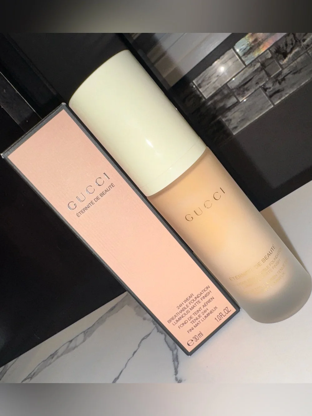 Gucci Éternité de Beauté 24H Luminous Matte Foundation 132W Fair 1 oz - NEW